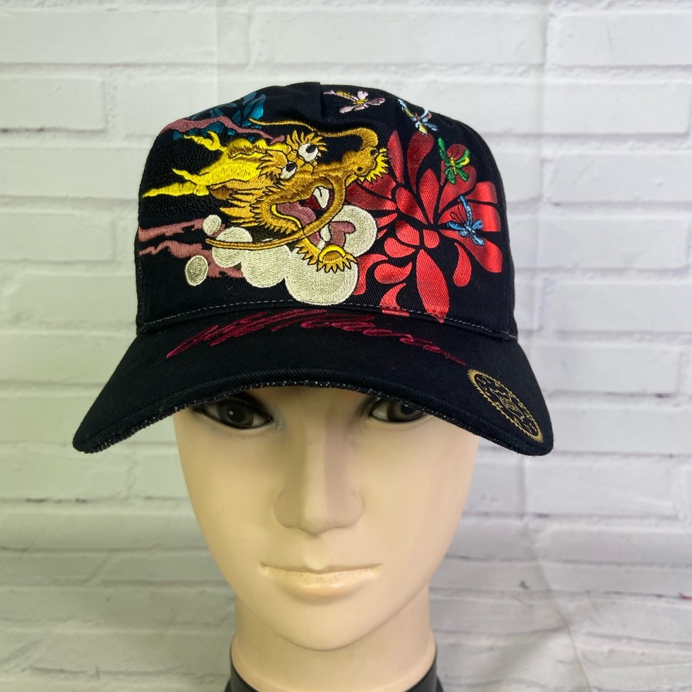 Cliff Raven Artwear Dragon Tattoo Embroidered Mesh Back Trucker Snapback Hat